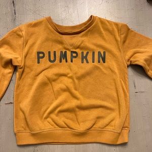 Lauren Conrad Little co. 6M pumpkin crewneck sweatshirt